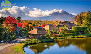 Làng Cổ Oshino Hakkai - Thiên Đường Mùa Thu Nhật Bản
